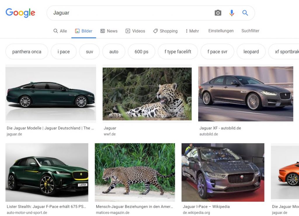 Google Ads passende Keywords