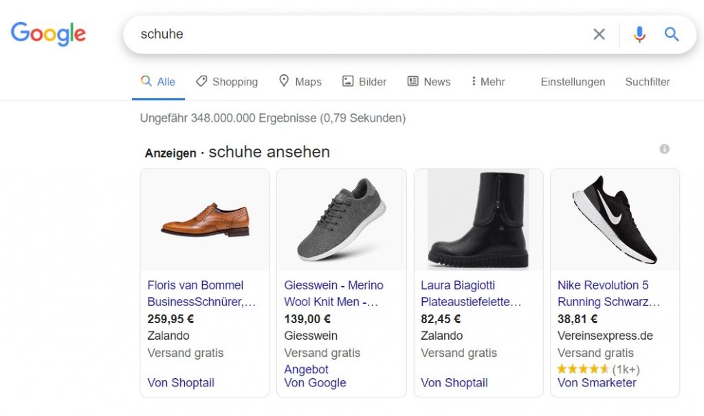 Shopping Kampagne generisch